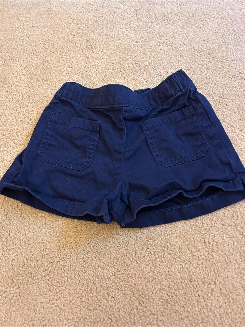 Crewcuts Navy High-Waist Casual Shorts